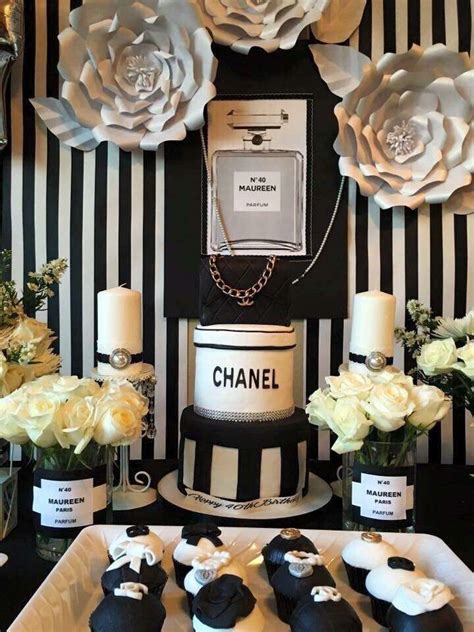 chanel birthday party decorations|chanel party decor ideas.